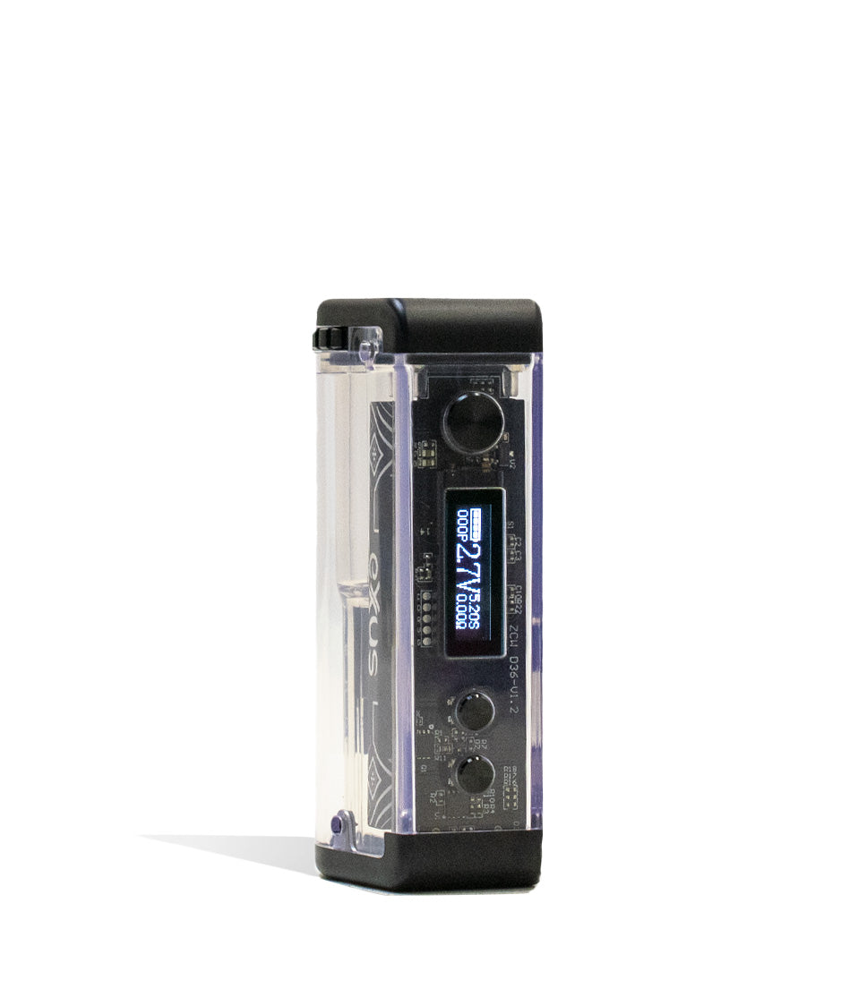 Clear Exxus Vape Adapt Cartridge Vaporizer Front View on White Background