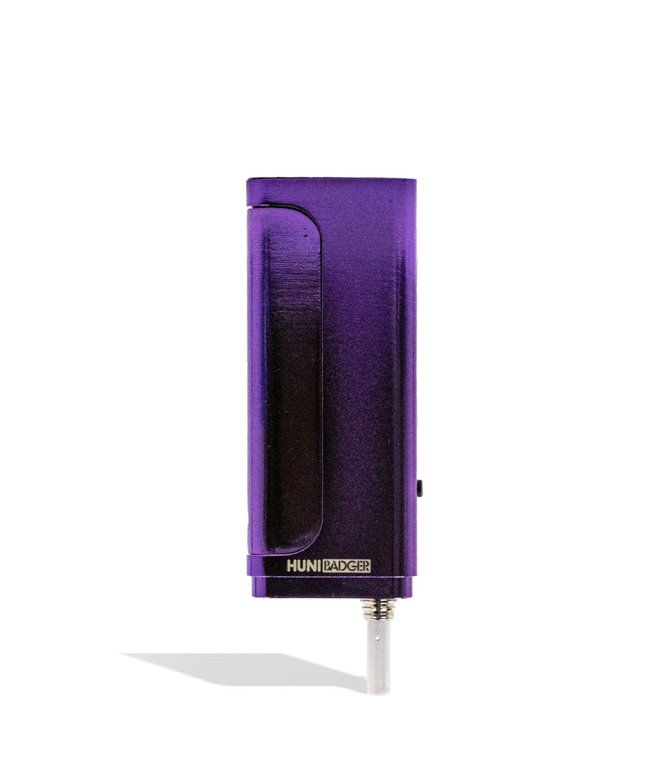 Amethyst Huni Badger Pro Electronic Dab Rig Open View on White Background
