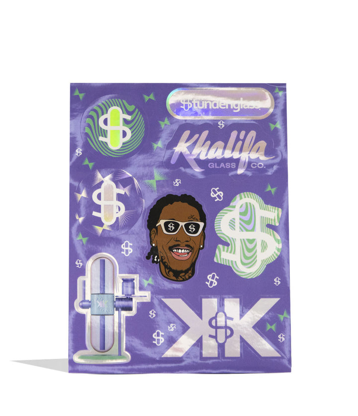 Stündenglass Wiz Khalifa Modul and Dok Deluxe Travel Set Stickers Front View on White Background