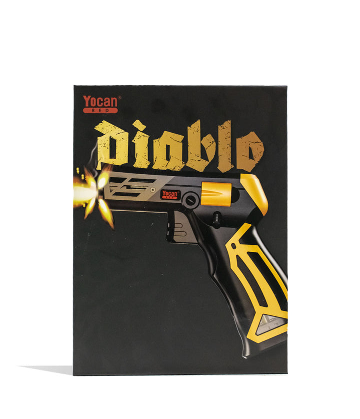 Yellow Yocan Red Series Diablo Torch Packaging Front View on White Background
