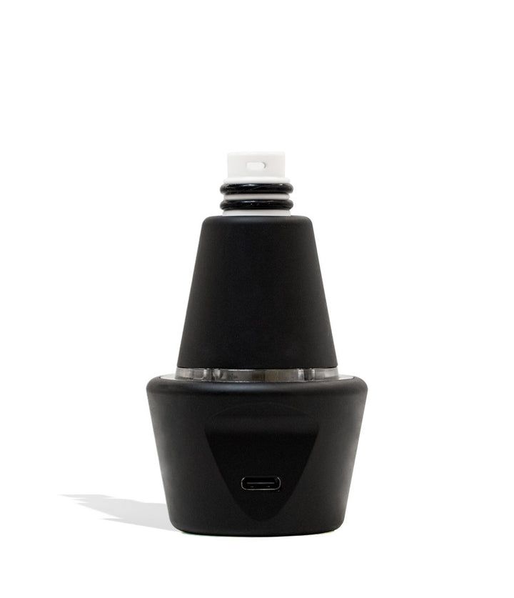 Black Sutra Vape DBR Pro Portable Concentrate Vaporizer back view on white background