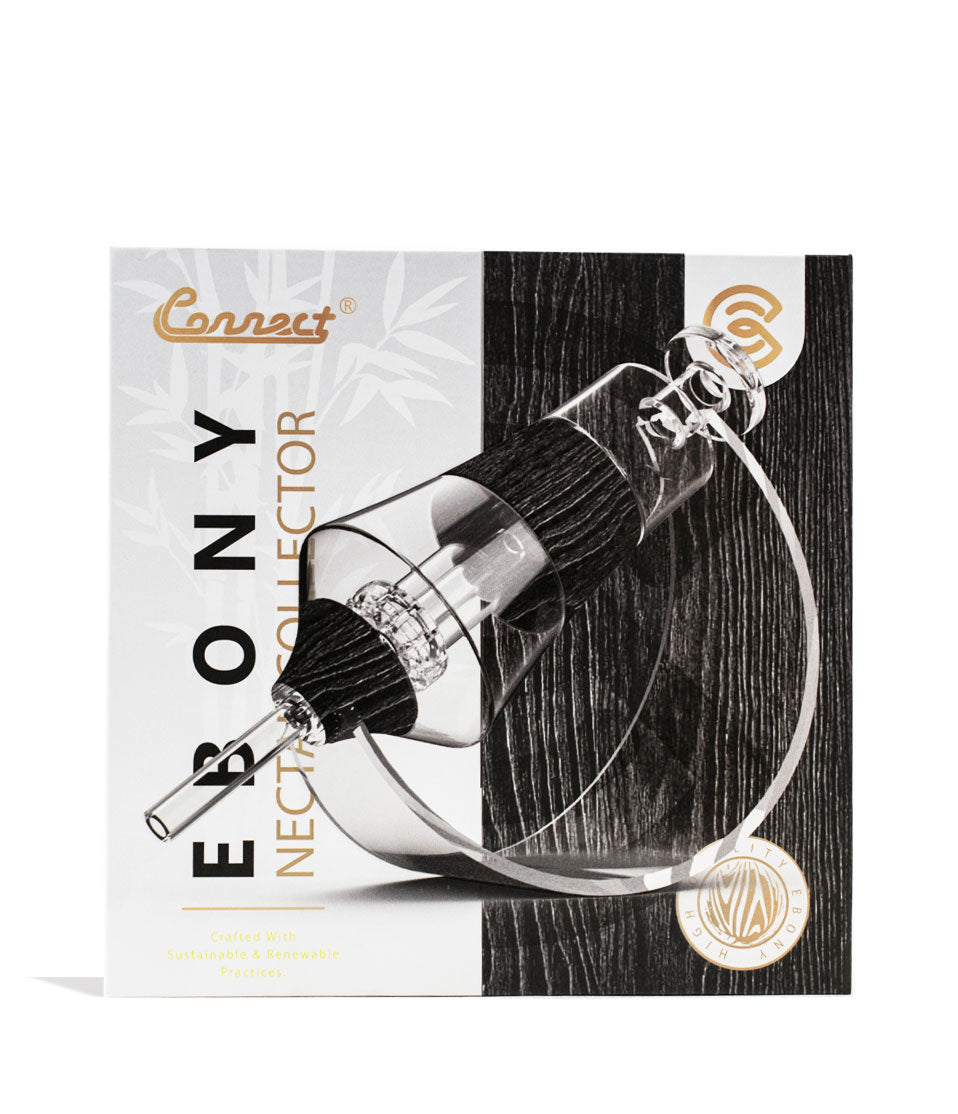 Ebony Connect Wood Nectar Collector Packaging Front View on White Background