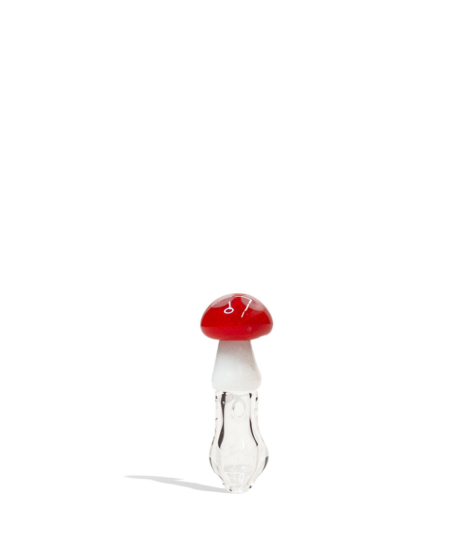 Red Mushroom Empire Glassworks Custom Puffco Proxy Ball Cap Front View on White Background