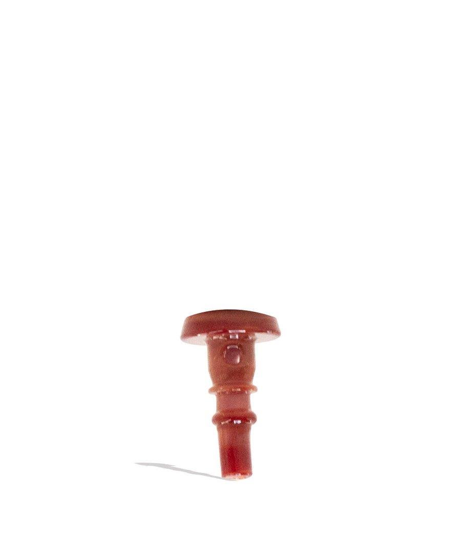 Firestone Red Empire Glassworks Puffco Peak Joystick Carb Cap Front View on White Background
