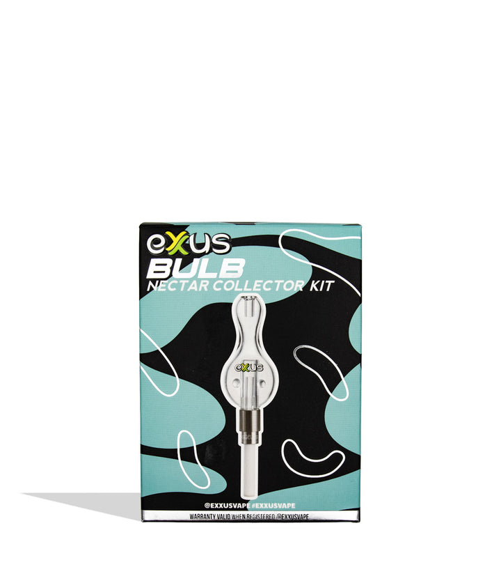 Exxus Bulb Nectar Collector Packaging on white background in variant clear