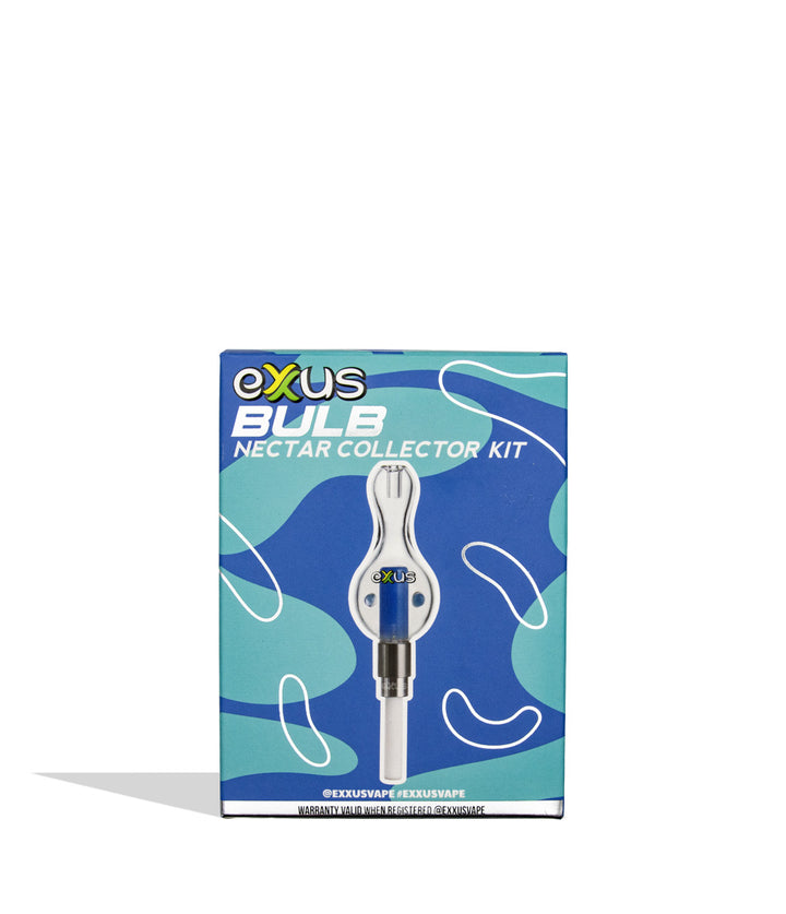 Exxus Bulb Nectar Collector Packaging on white background in variant milky blue