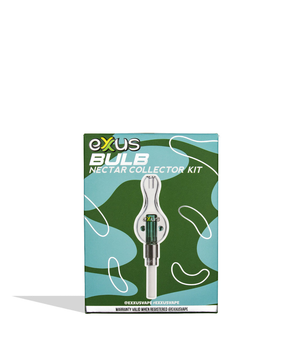 Exxus Bulb Nectar Collector Packaging on white background in variant milky green