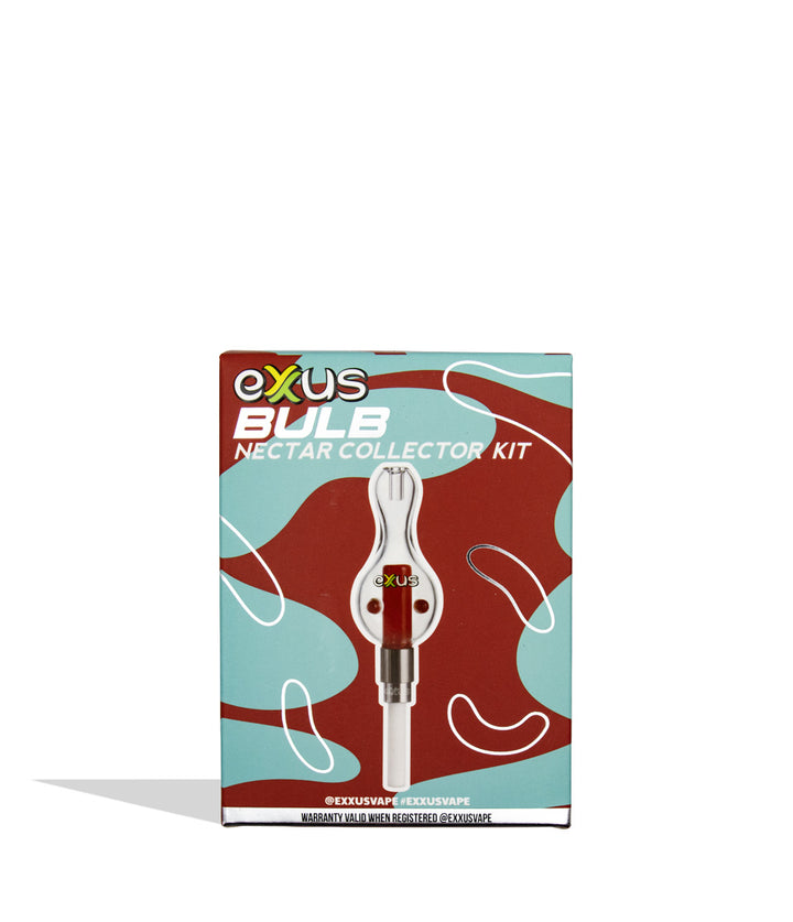 Exxus Bulb Nectar Collector Packaging on white background in variant red