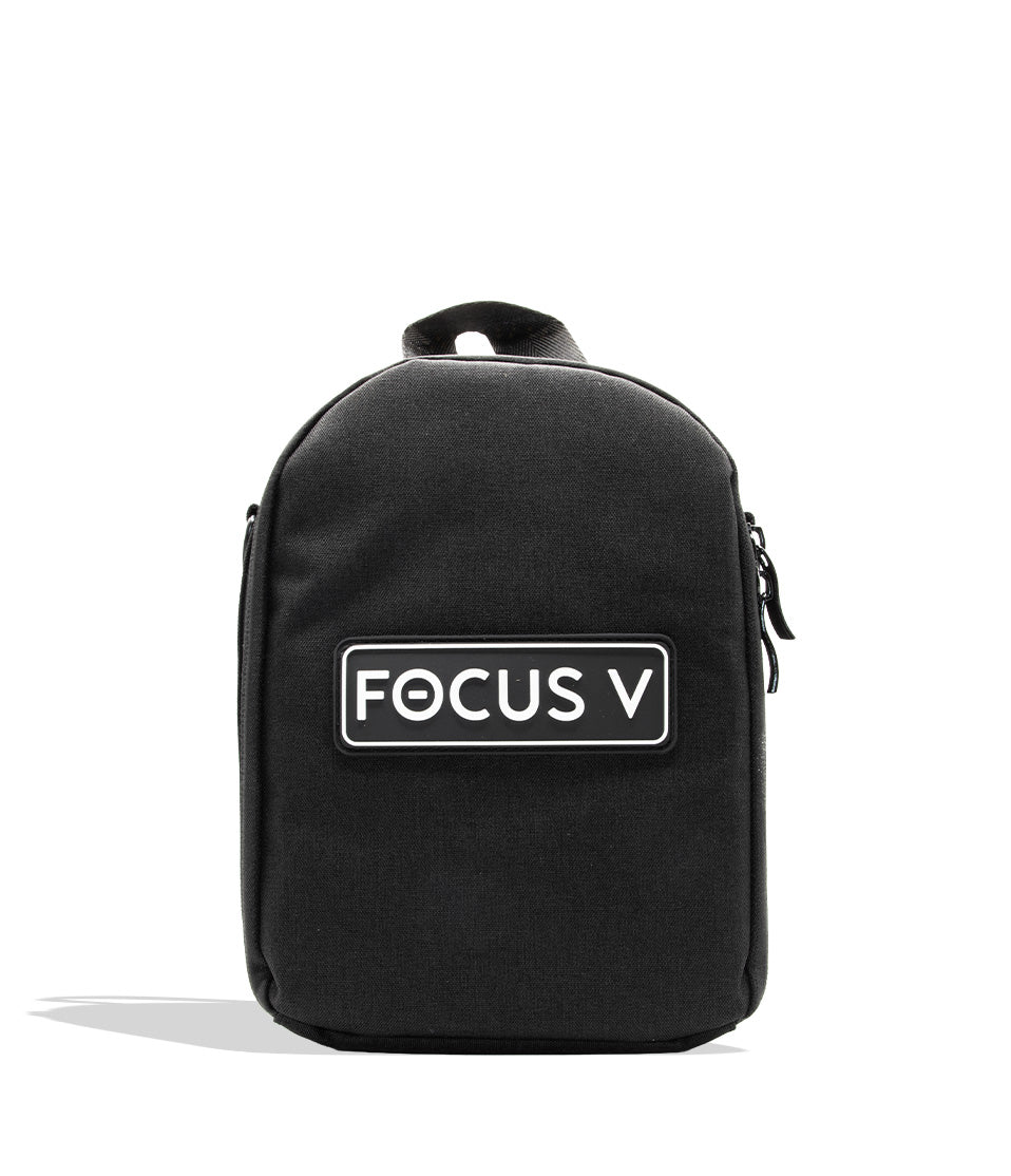 Focus V Aueris bubbler kit travel bag black logo variant on white background