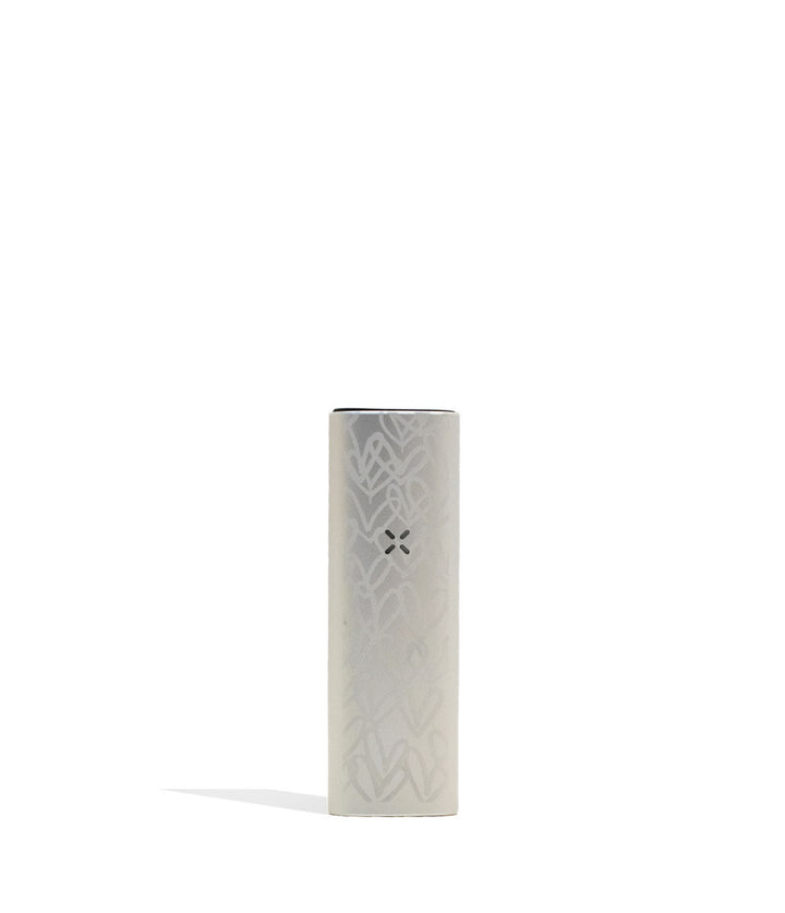 Platinum JGoldcrown x PAX Mini Dry Herb Vaporizer Front View on White Background