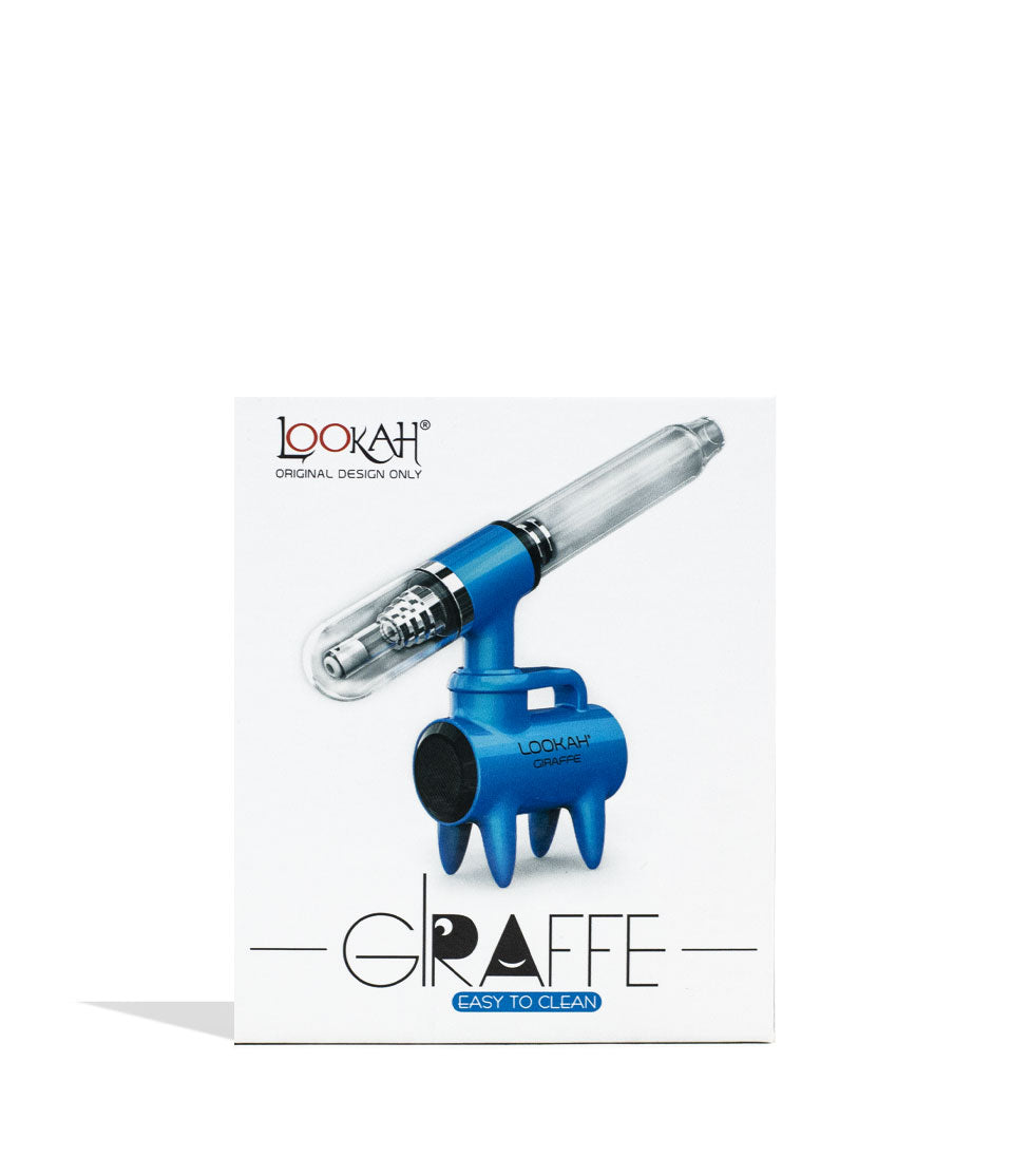 Blue Lookah Giraffe Electric Nectar Collector Packaging on White Background