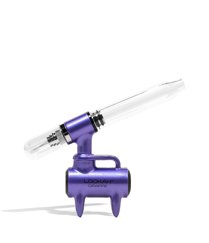 Purple Lookah Giraffe Electric Nectar Collector on White Background