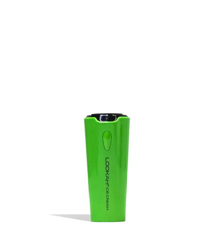 Green Lookah Ice Cream Dry Herb Vaporizer Base Front View on White Background