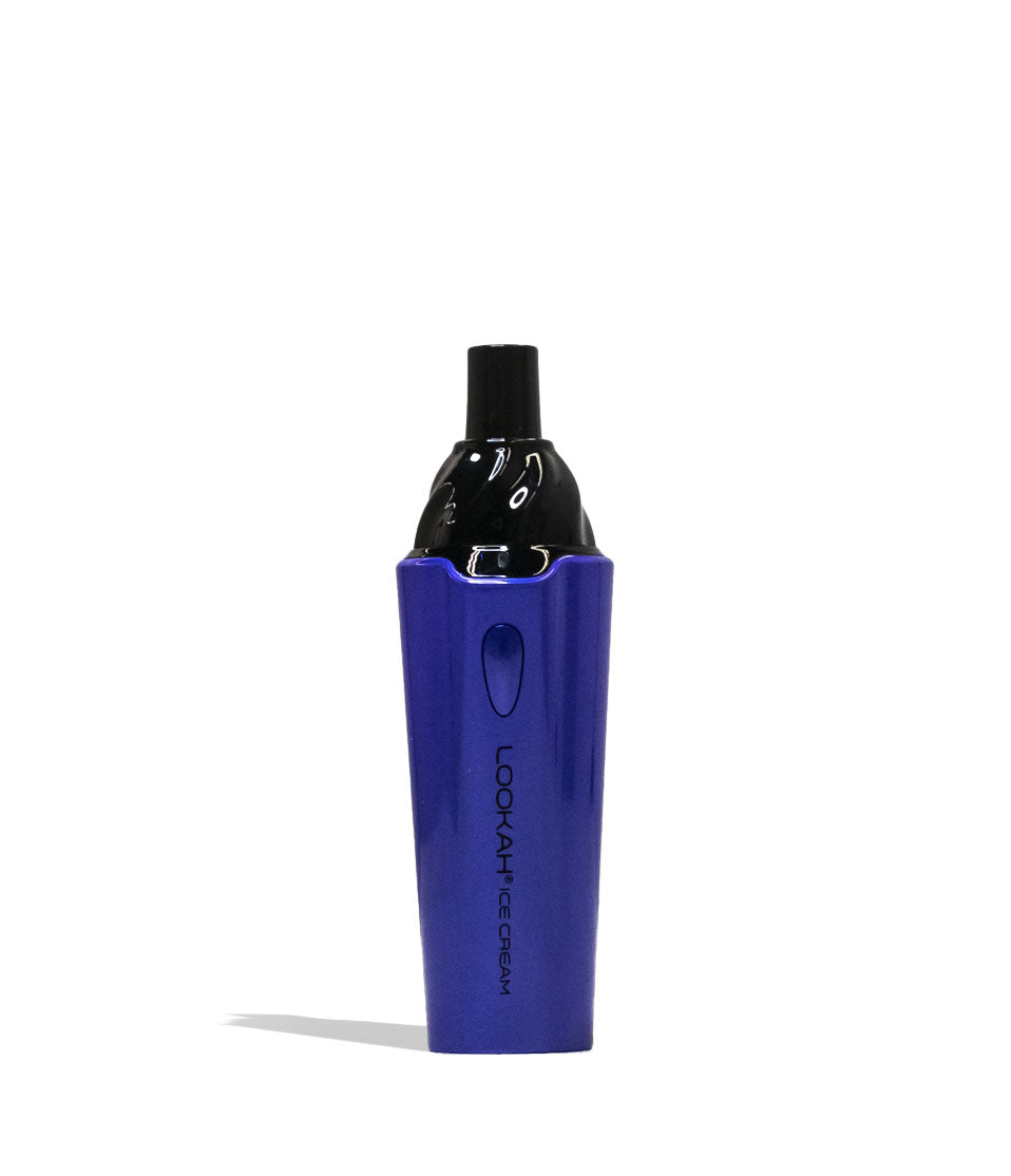 Purple Lookah Ice Cream Dry Herb Vaporizer Front View on White Background
