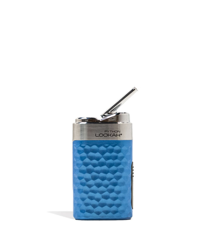 Blue Lookah Python Wax Vaporizer Front View on White Background