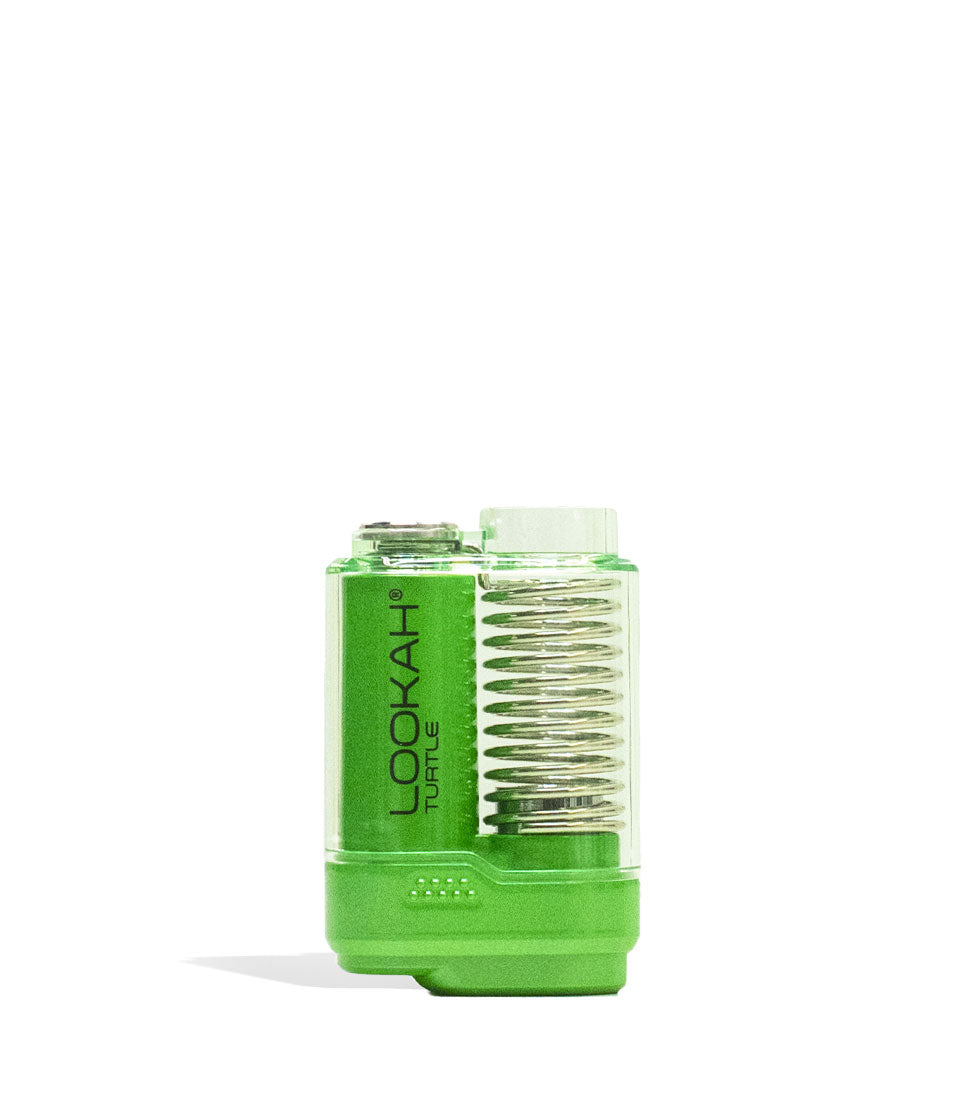 Green Lookah Turtle 2g Cartridge Vaporizer Front View on White Background