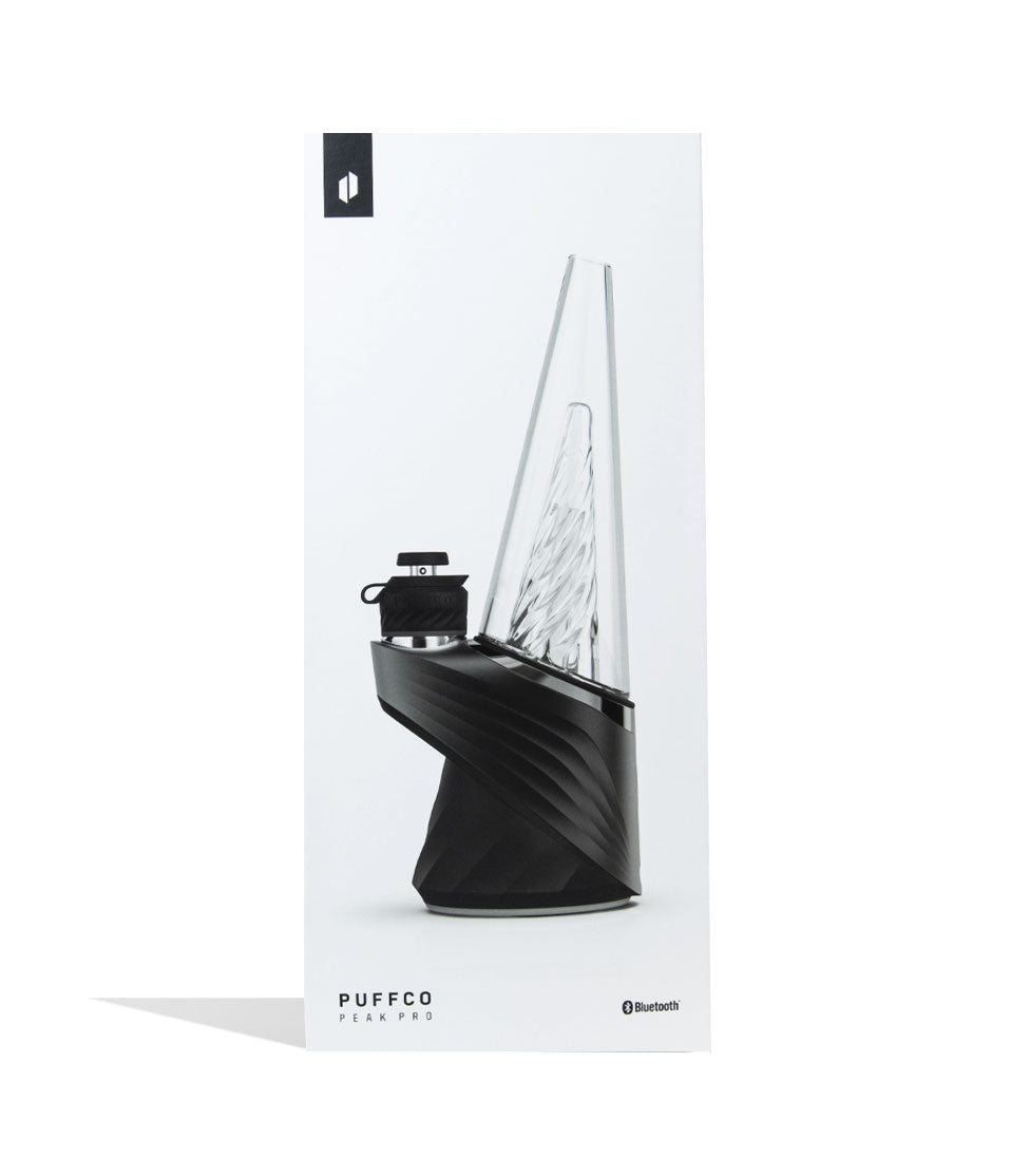 Onyx Puffco New Peak Pro Packaging Front View on White Background