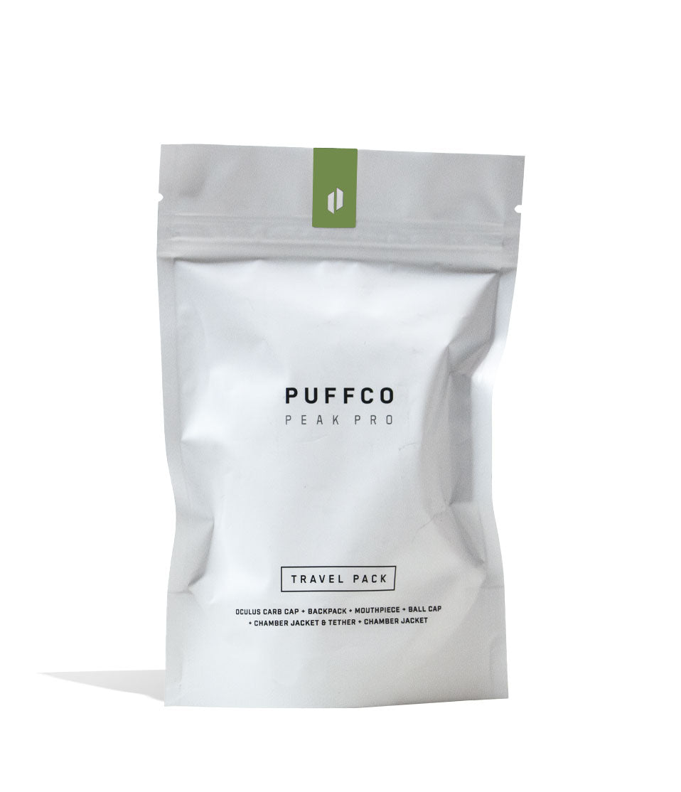 Puffco Peak Pro Flourish Travel Pack Packaging on white background