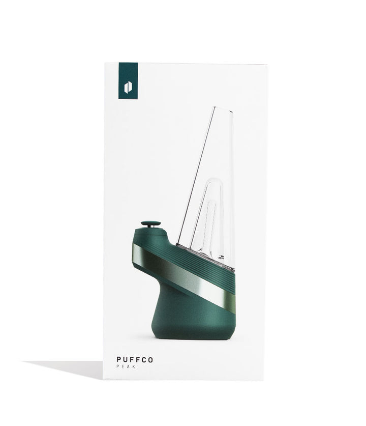 Puffco Peak Smart E-Rig Limited Edition Pine Packaging Front View on White Background