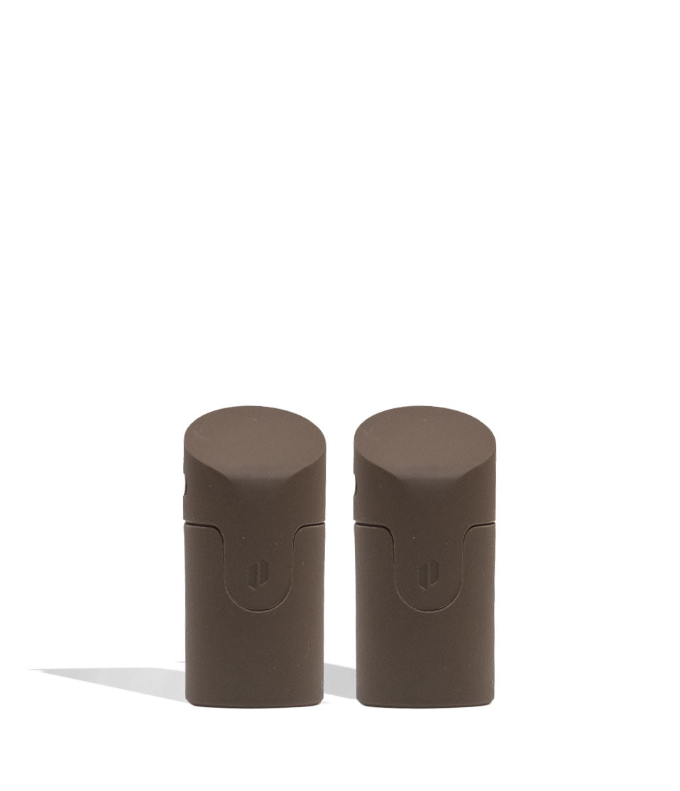 Puffco Pivot Mocha Mouthpiece 2pk Front View on White Background