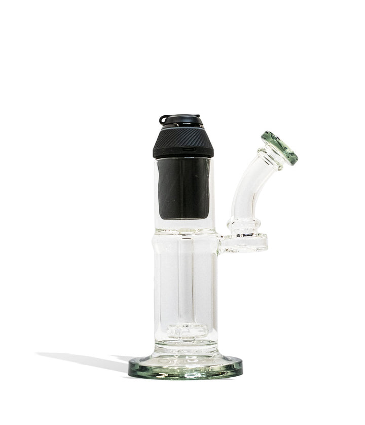 Bright Stardust Puffco Proxy Custom 7 inch Bubbler With Device Front View on White Background