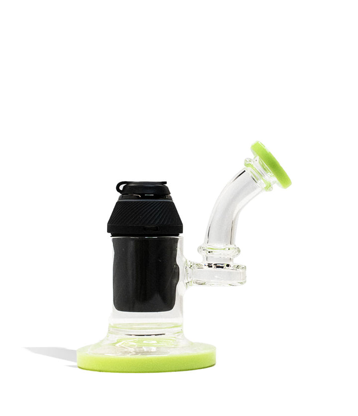Milky Green Puffco Proxy Custom Sherlock Pipe With Device Front View on White Background