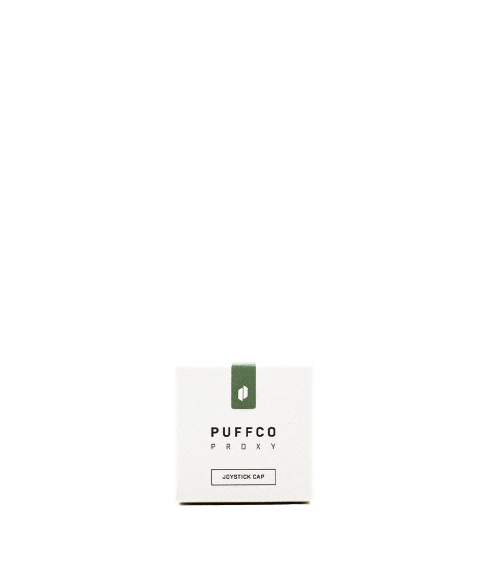 Puffco Proxy Flourish Joystick Carb Cap Packaging Front View on White Background