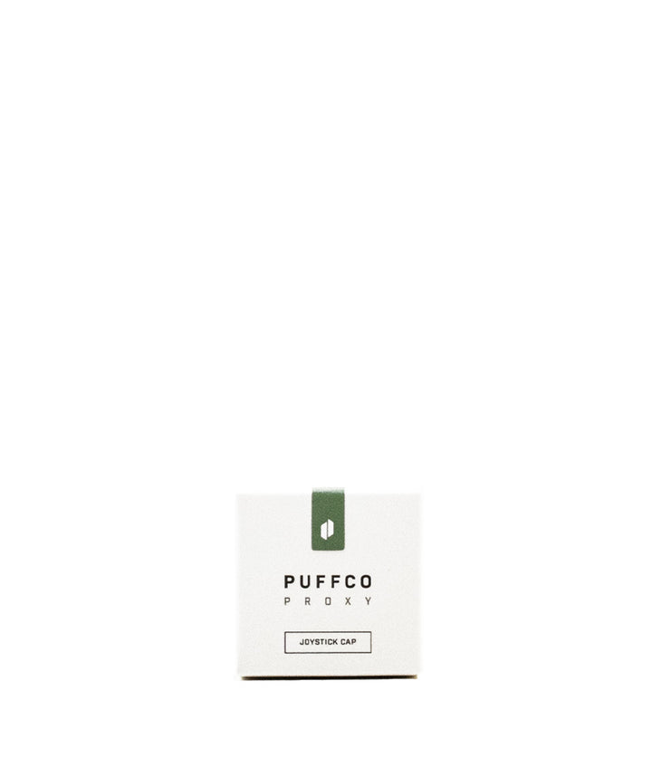 Puffco Proxy Flourish Joystick Carb Cap Packaging Front View on White Background