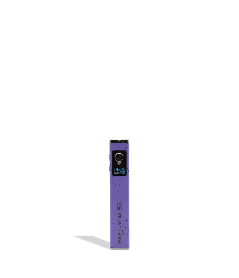 Wulf Mods Flat 2.0 Plus pink black spatter on white background
