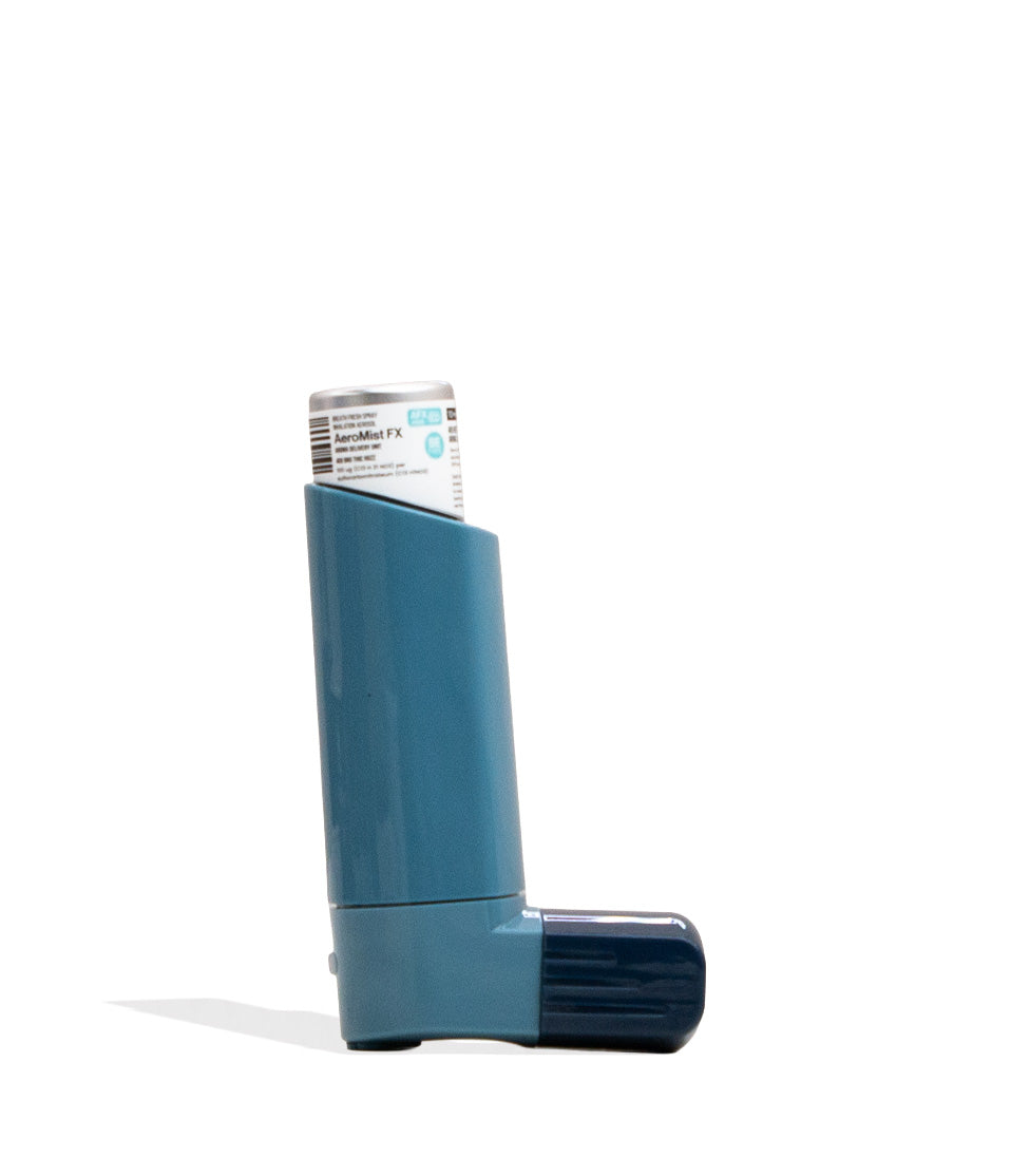 Blue Smyle Inhaler 510 Battery and Cloud Filters Front View on White Background