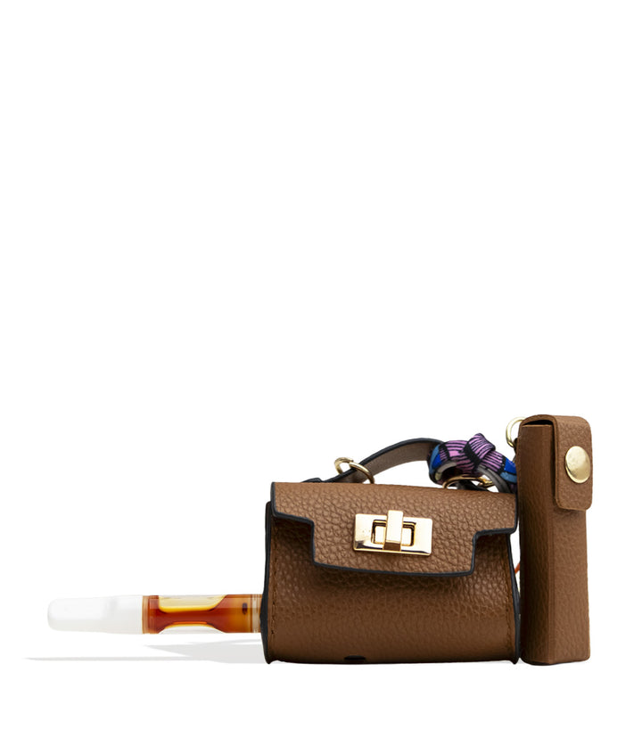 Brown Hermoine Smyle Pursejamin Variable Voltage Battery Front View on White Background