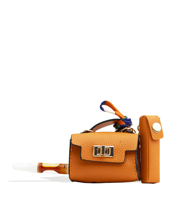 Orange Hermoine Smyle Pursejamin Variable Voltage Battery Front View on White Background