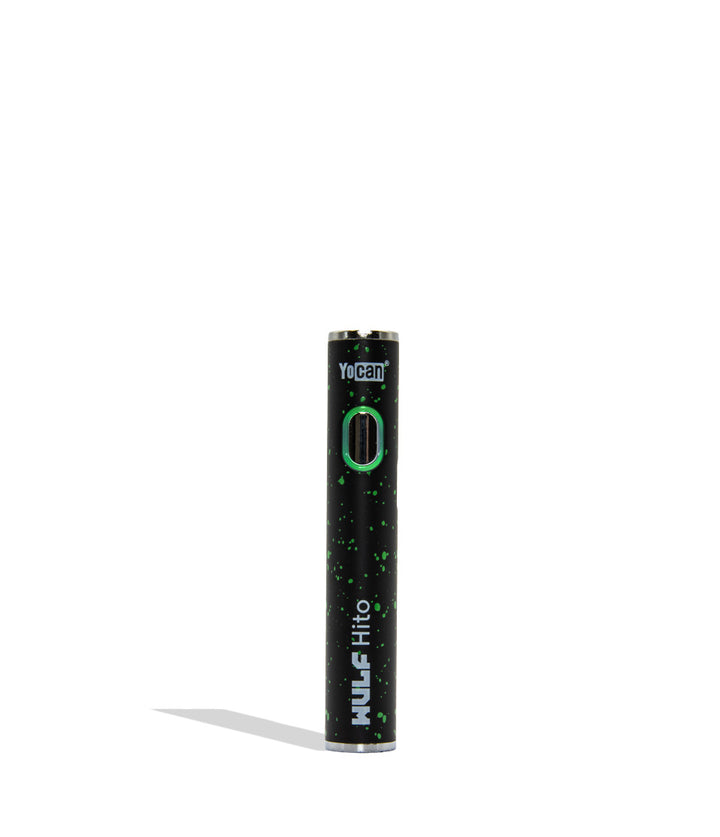 Wulf Mods Hito 510 battery black green spatter on a white background