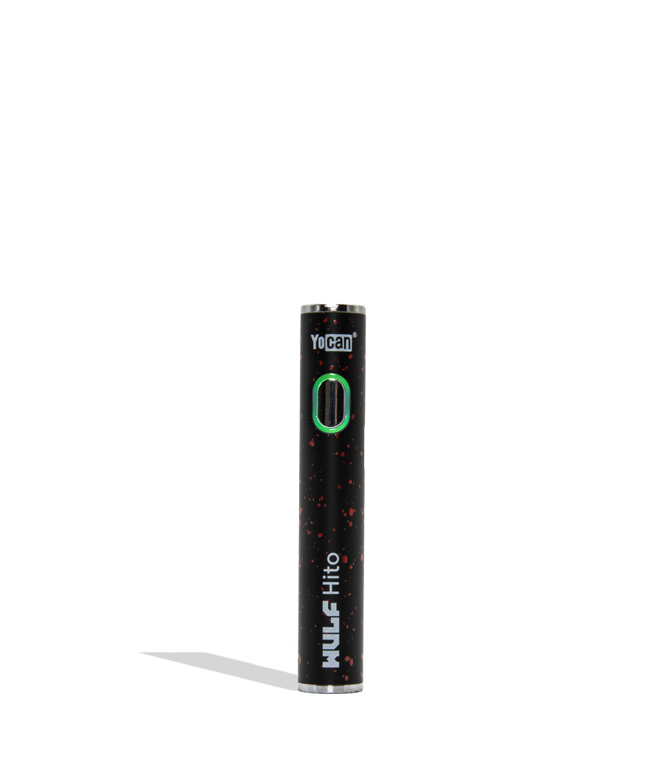 Wulf Mods Hito 510 battery black red spatter on a white background