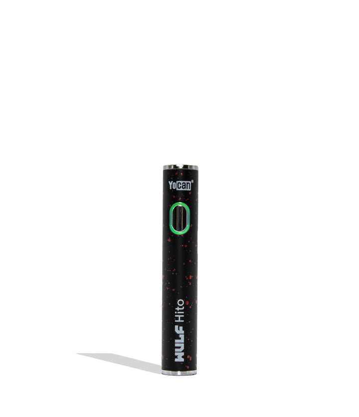 Wulf Mods Hito 510 battery black red spatter on a white background