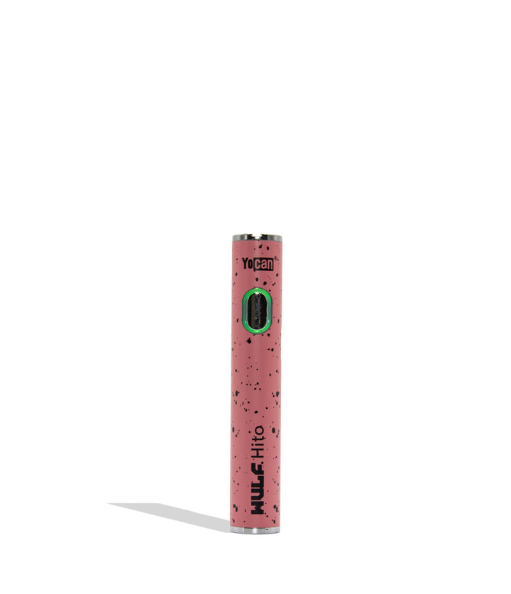 Wulf Mods Hito 510 battery pink black spatter on a white background