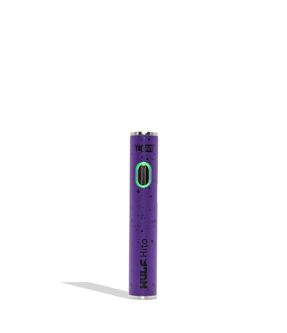 Wulf Mods Hito 510 battery purple black spatter on a white background