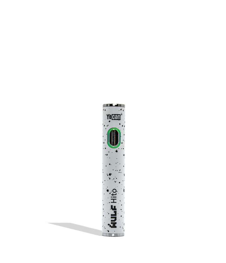Wulf Mods Hito 510 battery white black spatter on a white background
