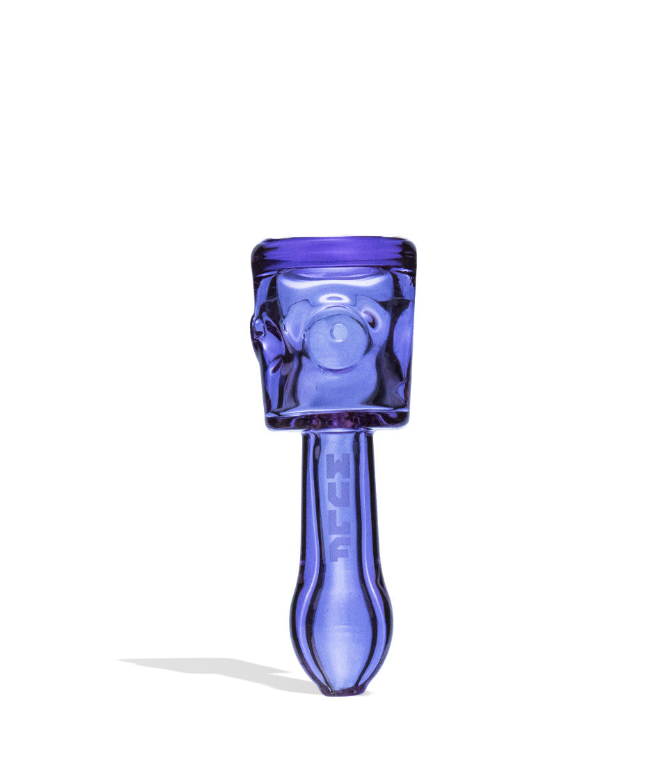 Purple front view Wulf Mods Bell Hand Pipe on white background