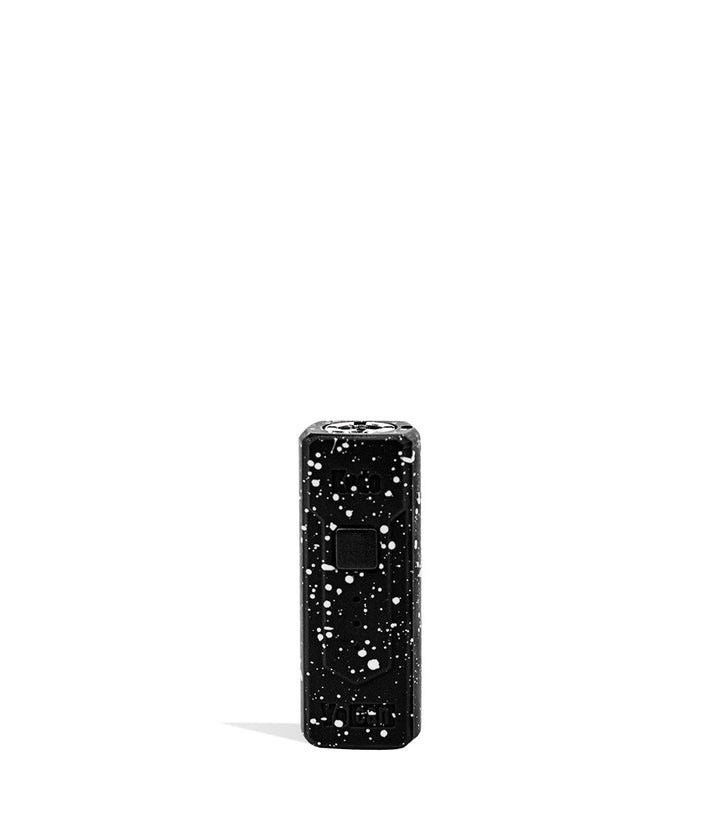 Black White Spatter Wulf Mods KODO Cartridge Vaporizer Front View on White Background