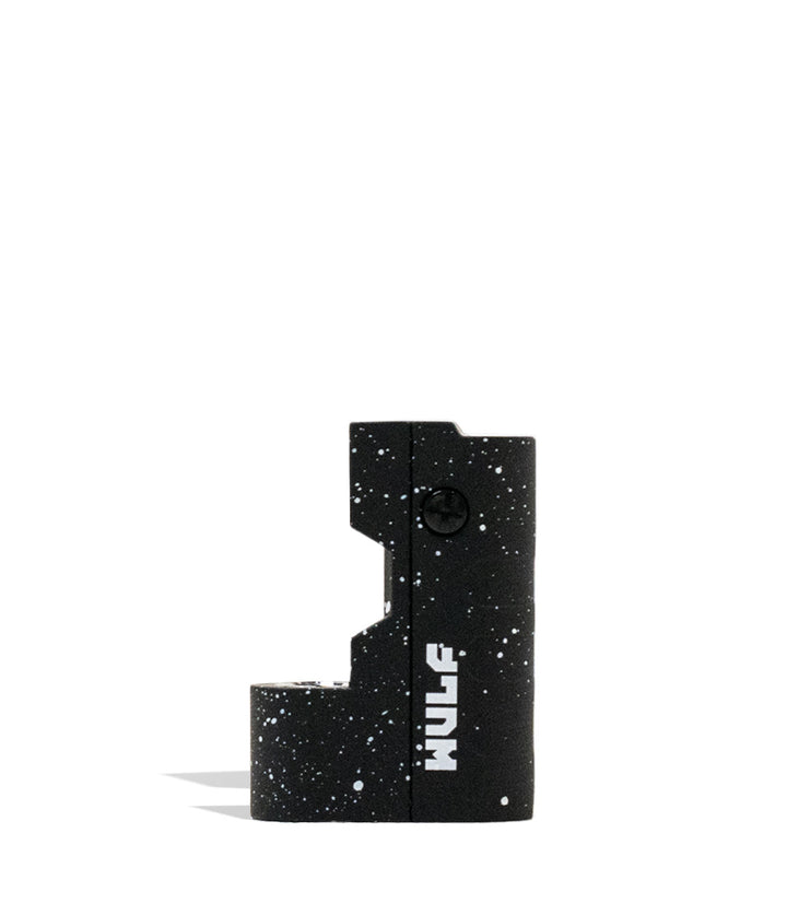 Black White Spatter Wulf Mods Micro Max 2g Cartridge Vaporizer on white background