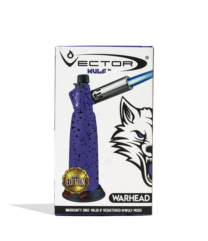 Purple Black Spatter Wulf Mods Warhead Torch Packaging on white background