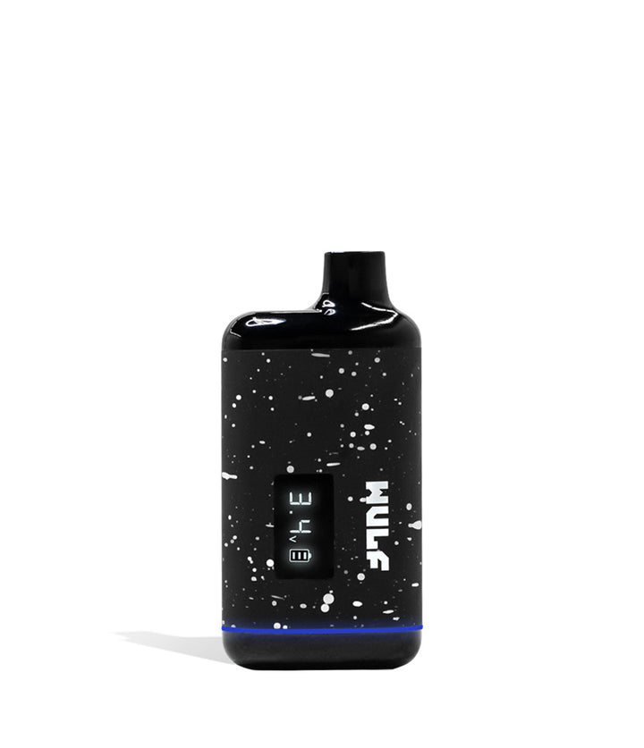Black and White Spatter Wulf Mods Recon Cartridge Vaporizer on white background