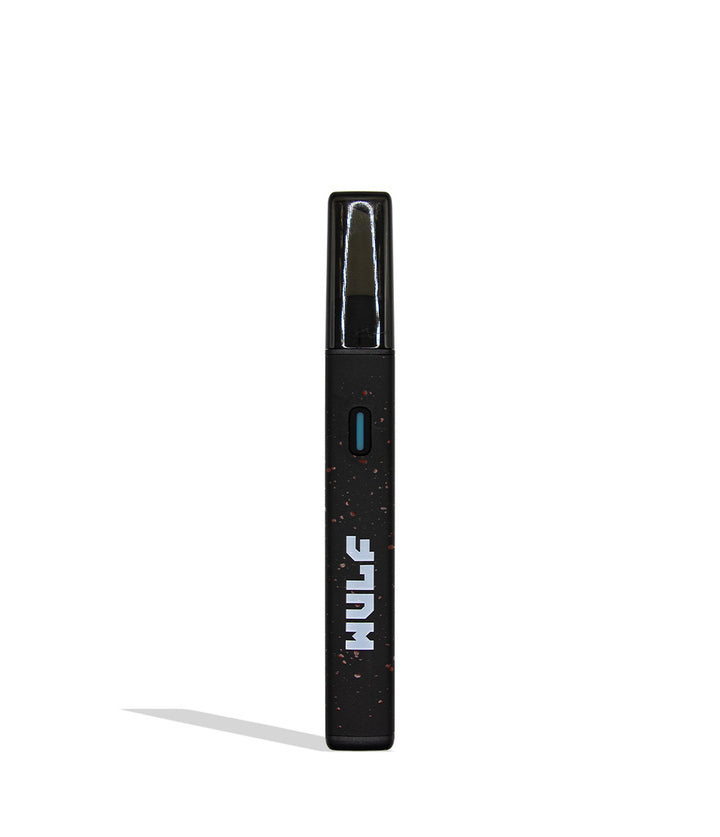 Wulf Slyce hot knife dab tool in black red spatter on white background