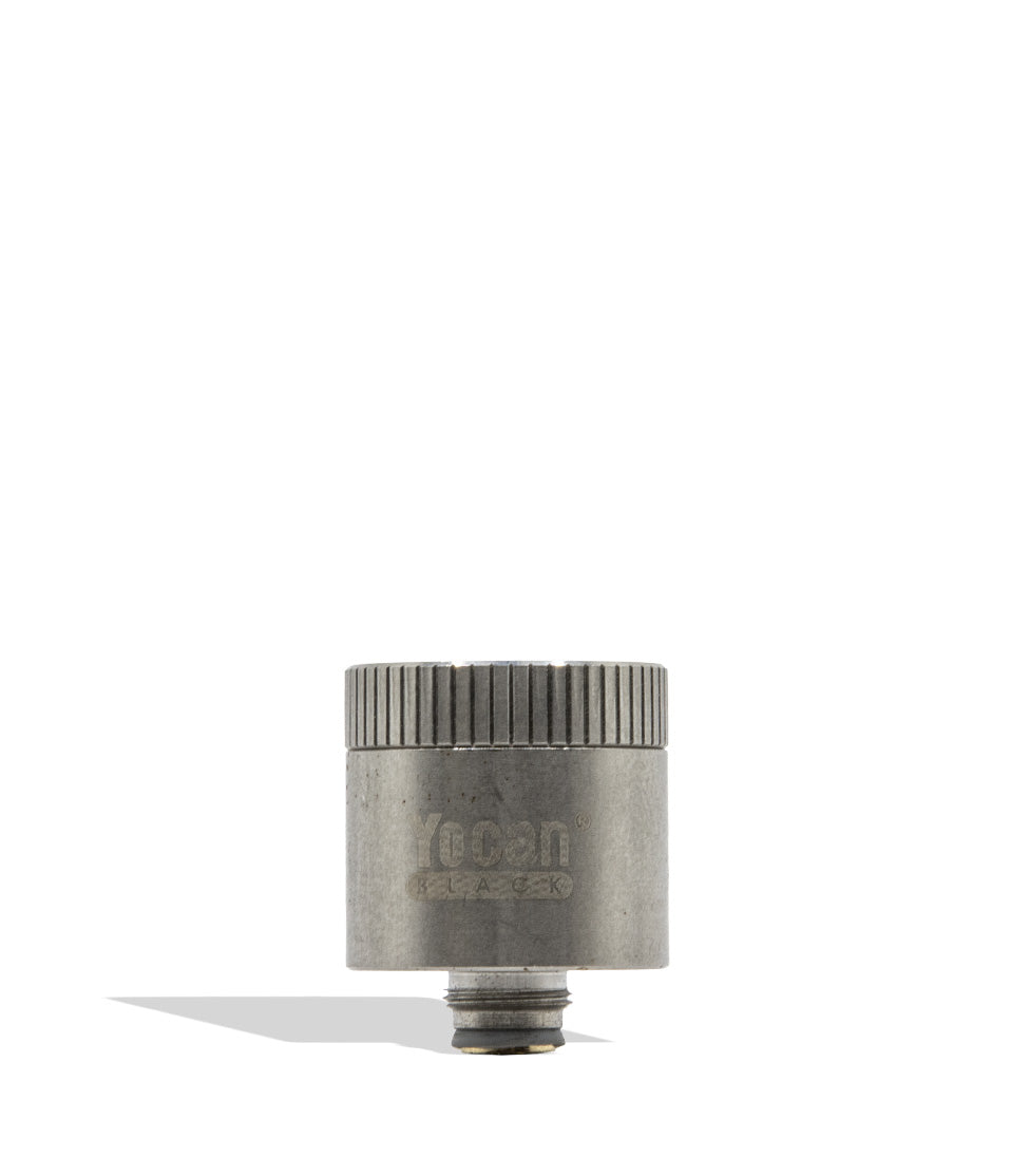 Yocan Black Cloud 2.1 Coil front view standing upright on a white background.