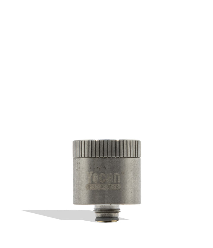 Yocan Black Cloud 2.1 Coil front view standing upright on a white background.