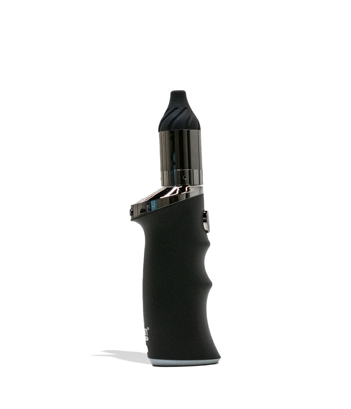 Gunmetal Yocan Black Phaser Ace Wax Vaporizer Side View on White Background
