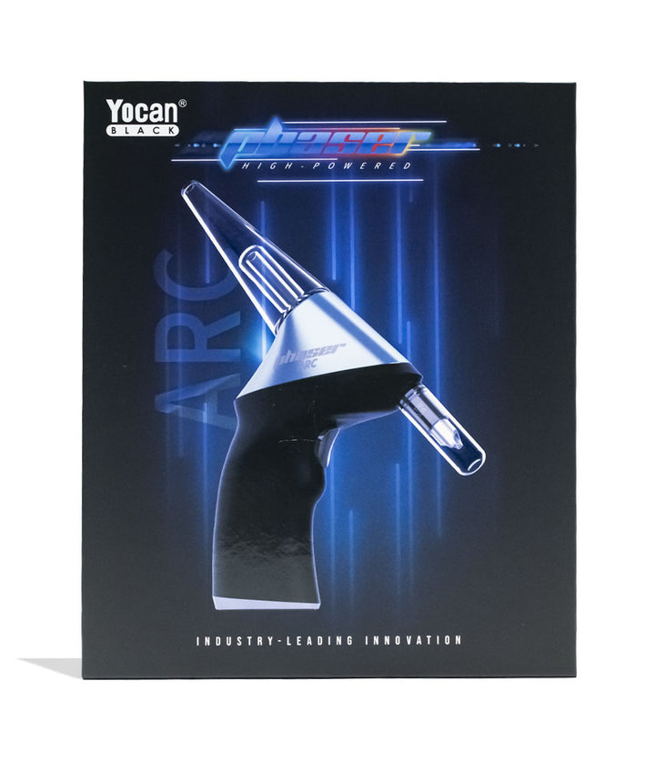Blue Yocan Black Phaser Arc Nectar Collector Packaging Front View on White Background