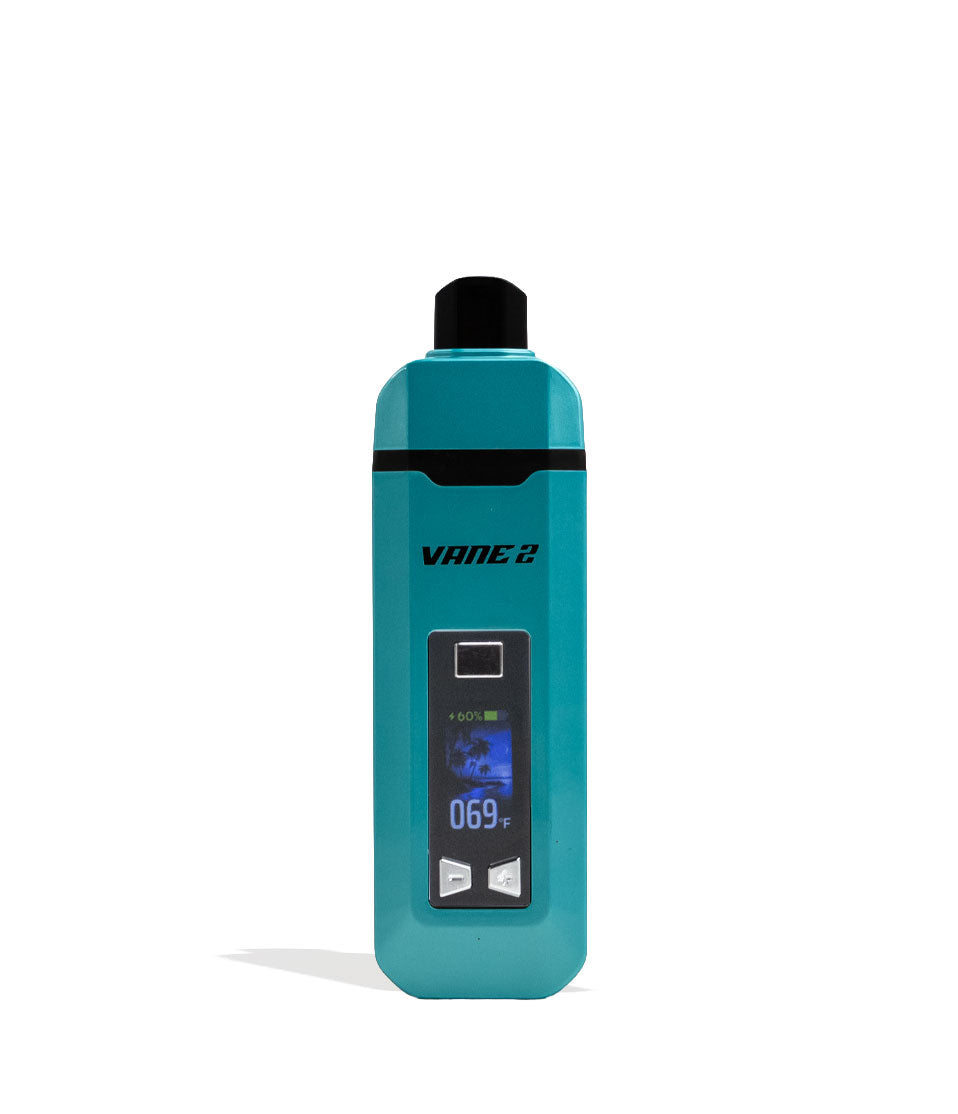 Yocan Vane 2 Portable Dry Herb Vaporizer Green front view with white background
