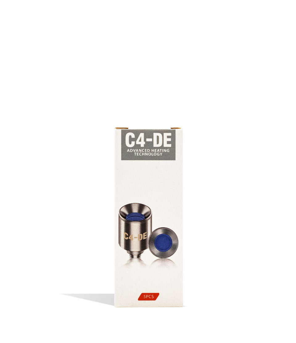 Yocan Zen C4-DE Coil 5pk Packaging Front View on White Background